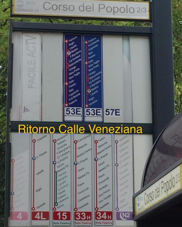 메스트레 La Calle Veneziana 빌라 외부 사진